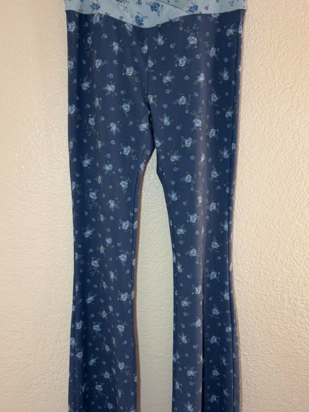 AS Revival 💙BLUE floral flare leggings